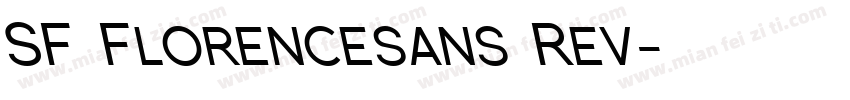 SF Florencesans Rev字体转换